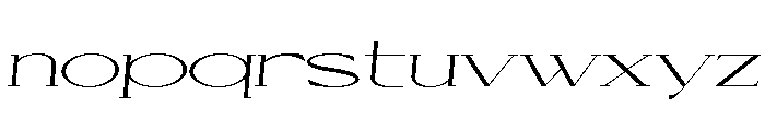 Cellofy-ExtLtExtExpIta Font LOWERCASE