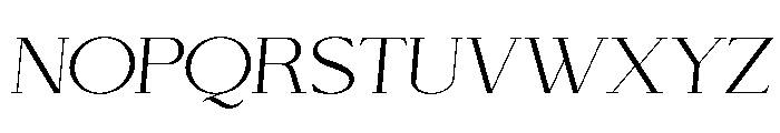 Cellofy-ExtLtSemExpIta Font UPPERCASE