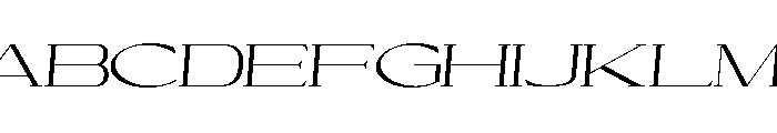 Cellofy-LightExtExpIta Font UPPERCASE