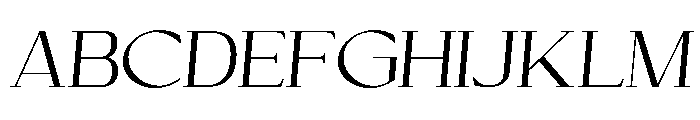 Cellofy-LightSemExpIta Font UPPERCASE