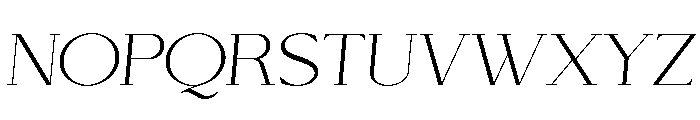 Cellofy-ThinSemExpIta Font UPPERCASE