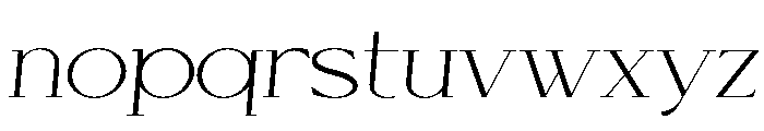 Cellofy-ThinSemExpIta Font LOWERCASE