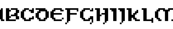 Celtic-Bit Regular Font UPPERCASE