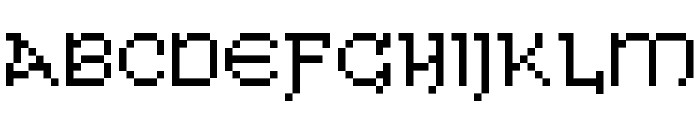 Celtic Bitty - Modern Font UPPERCASE