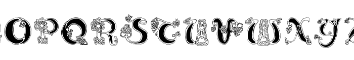 Celtic Knot Font LOWERCASE