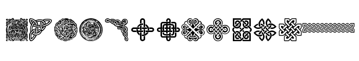 Celtic Knots Font LOWERCASE