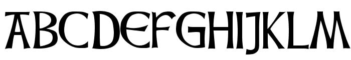 CelticHand Font UPPERCASE