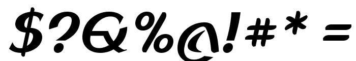 Celtica Bold Oblique Font OTHER CHARS