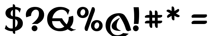 Celtica Bold Font OTHER CHARS