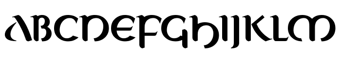 Celtica Bold Font UPPERCASE