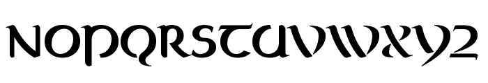 Celtica Bold Font UPPERCASE