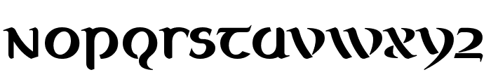 Celtica Bold Font LOWERCASE