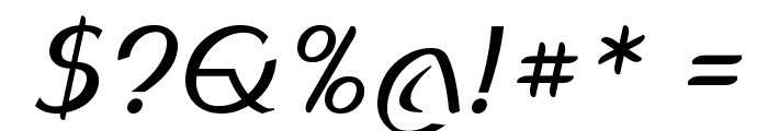 Celtica Book Oblique Font OTHER CHARS