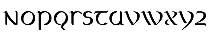 Celtica Book Font LOWERCASE