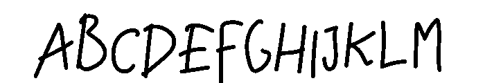 Cemara Font UPPERCASE