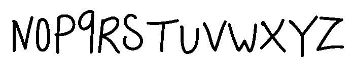 Cemara Font UPPERCASE