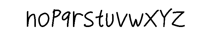 Cemara Font LOWERCASE
