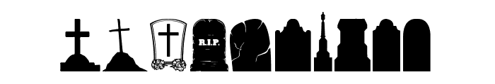Cemetery Icons Font OTHER CHARS