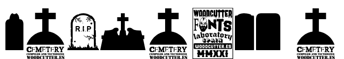 Cemetery Icons Font OTHER CHARS