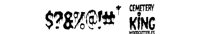 Cemetery King Font OTHER CHARS
