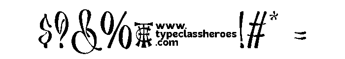 Cenolle DEMO Regular Font OTHER CHARS