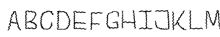 Centipede-Regular Font UPPERCASE