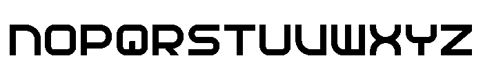 Central Powers Bold Regular Font LOWERCASE
