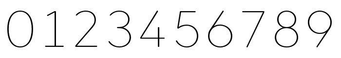 Cerco DEMO Thin Font OTHER CHARS
