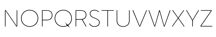 Cerco DEMO Thin Font UPPERCASE