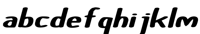 Certainly Italic Font LOWERCASE