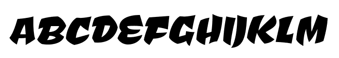 CevicheOne-Regular Font UPPERCASE