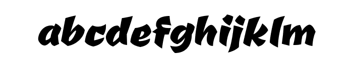 CevicheOne-Regular Font LOWERCASE
