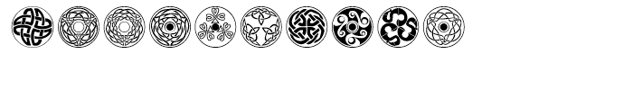 Celtic BA Ornaments Font OTHER CHARS