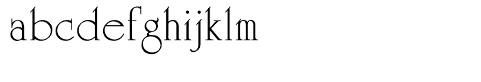 Celtic Regular Font LOWERCASE