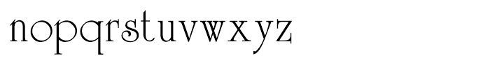 Celtic Regular Font LOWERCASE