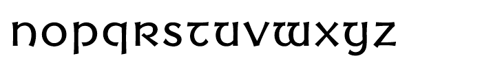 Celtics Modern Medium Font LOWERCASE