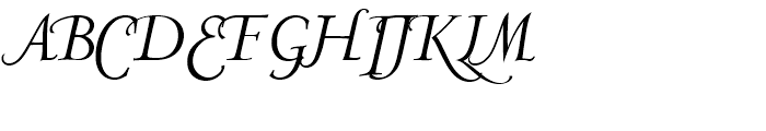 Centaur Italic Swash Capitals Font UPPERCASE