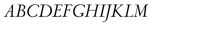Centaur Italic Font UPPERCASE