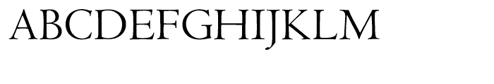Centaur Regular Font UPPERCASE