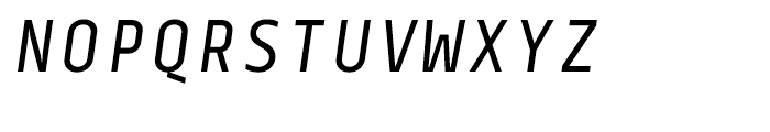 Centima Mono Italic Font UPPERCASE