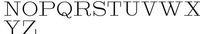 Centralia Depot NF Regular Font UPPERCASE