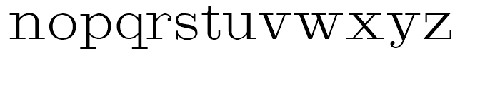 Centralia Depot NF Regular Font LOWERCASE