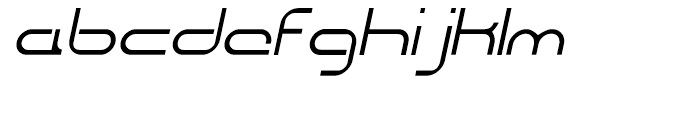 Centre Forward Thin Italic Font LOWERCASE