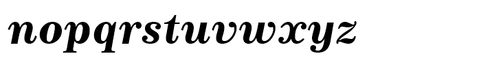 Century 731 Bold Italic Font LOWERCASE