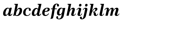 Century 751 Bold Italic Font LOWERCASE