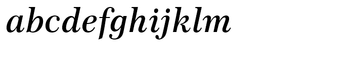 Century 751 Semi Bold Italic Font LOWERCASE