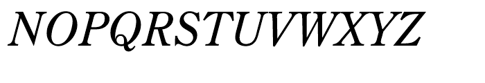 Century Old Style Italic Font UPPERCASE