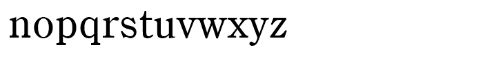 Century Old Style Regular Font LOWERCASE