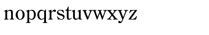 Century Old Style Roman Font LOWERCASE
