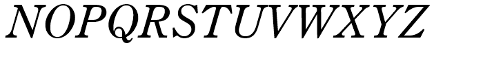 Century Oldstyle Italic Font UPPERCASE